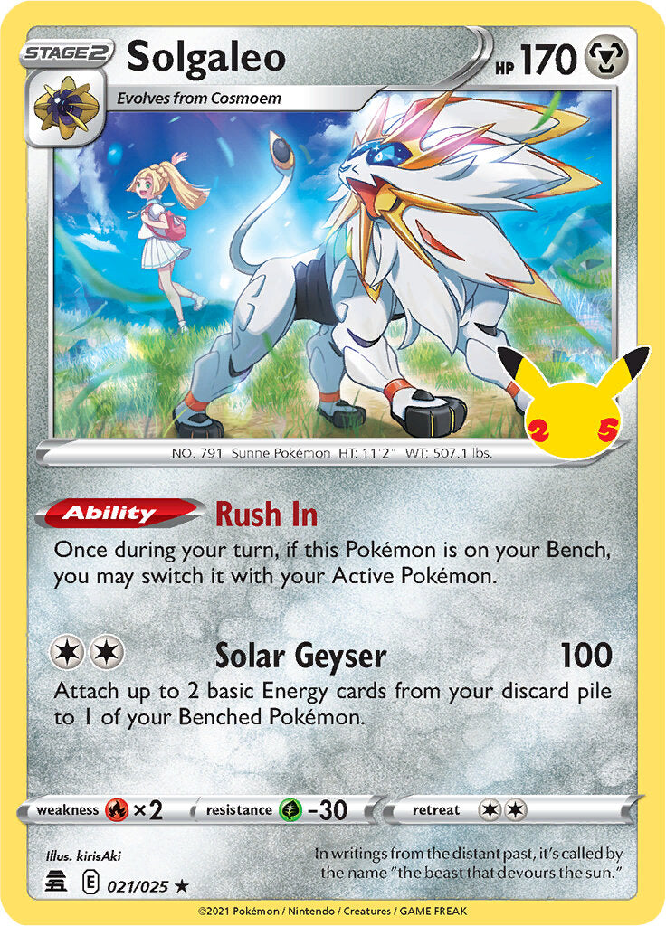 Solgaleo (021/025) [Celebrations: 25th Anniversary]