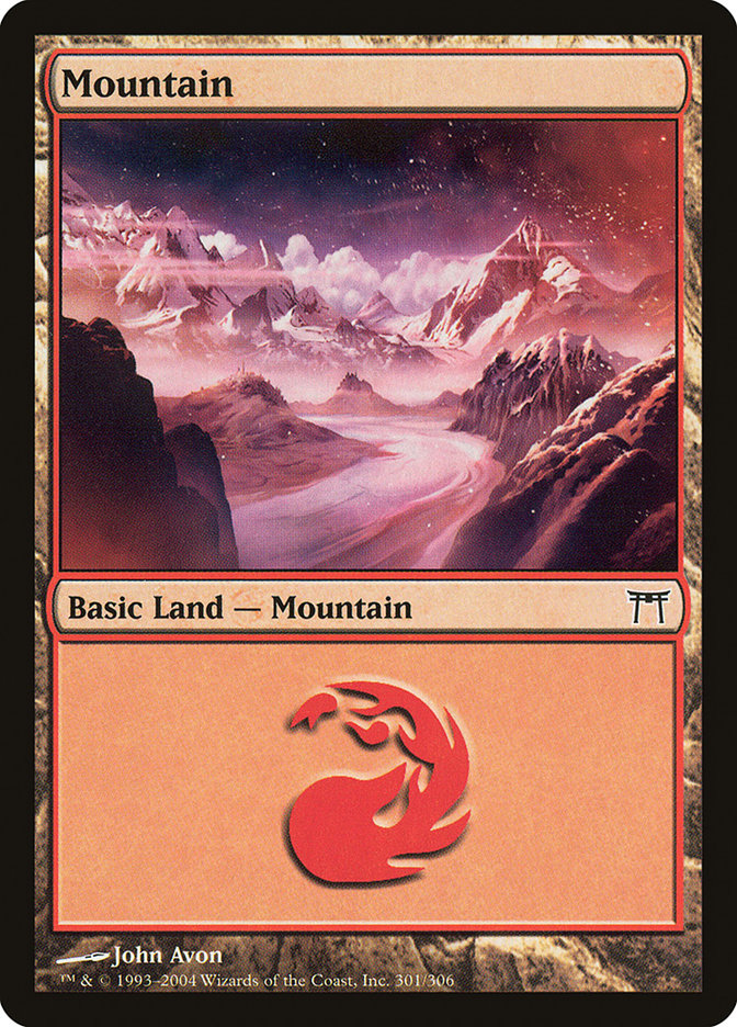 Mountain (301) [Champions of Kamigawa]