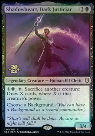 Shadowheart, Dark Justiciar [Commander Legends: Battle for Baldur's Gate  Prerelease Promos]