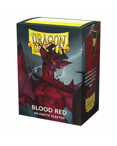 Dragon Shield Blood Red Matte 100ct