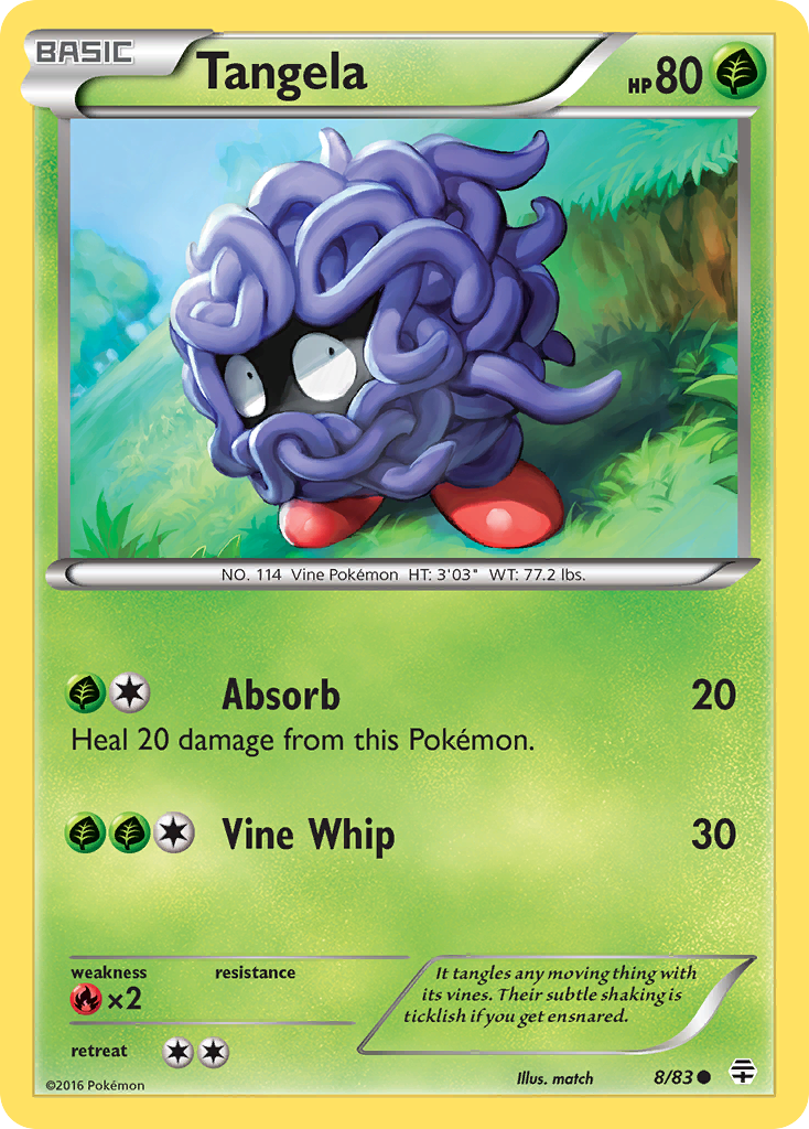 Tangela (8/83) [XY: Generations]