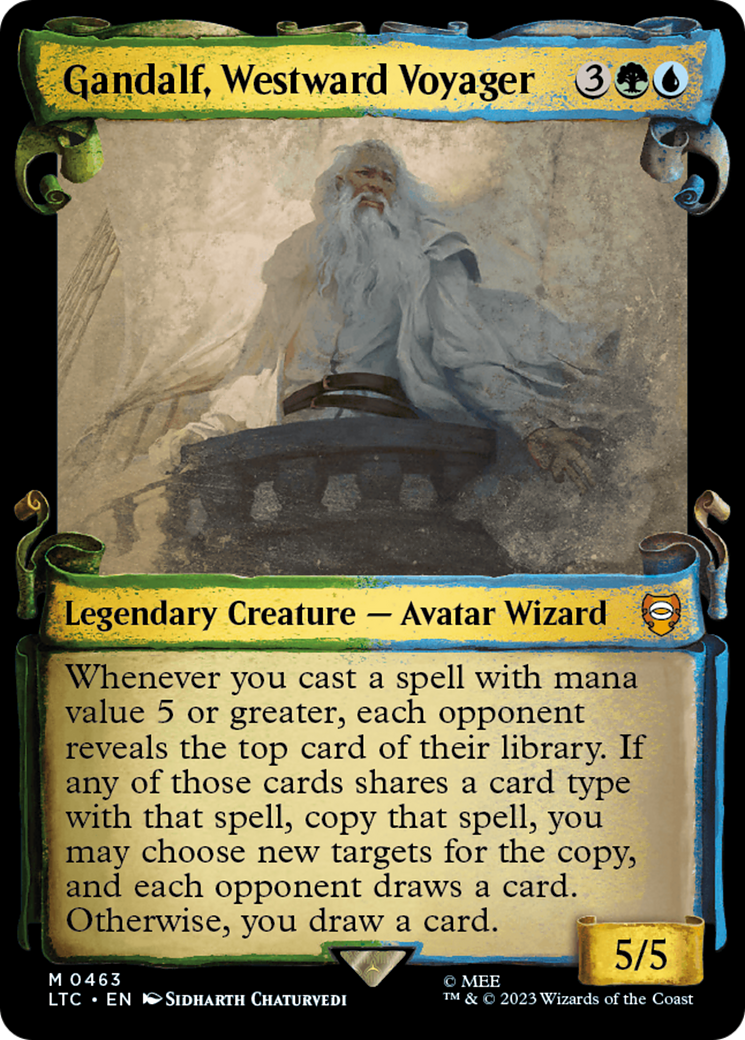 Gandalf, Westward Voyager [The Lord of the Rings: Tales of Middle-Earth Commander Showcase Scrolls]