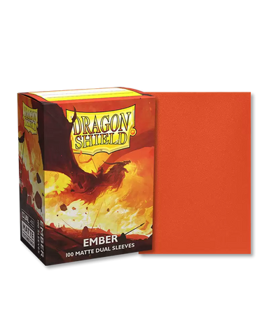Dragon Shield Matte Dual Sleeves 100 Ct. (Ember)