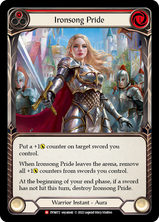 Ironsong Pride (Extended Art) [DYN072] (Dynasty)  Rainbow Foil