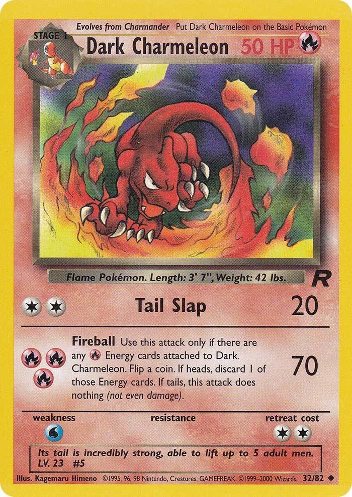 charmeleon pokemon card worth Dark Charmeleon (32/82) [Team Rocket Unlimited]