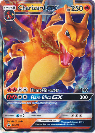jumbo pokemon card charizard Charizard GX SM60 (SM Black Star Promos) (SM60)