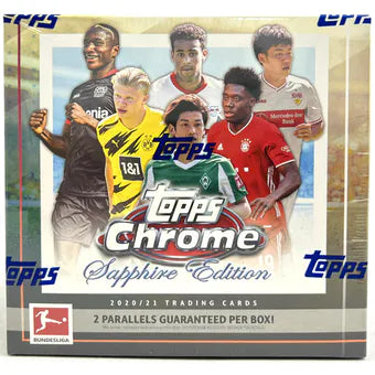 2020-21 Topps Chrome Bundesliga Sapphire Edition Soccer Hobby Box