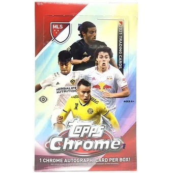 2021 Topps MLS Major League Soccer Chrome Hobby Box