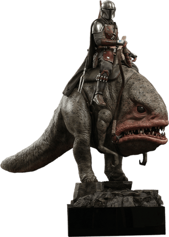 Mandalorian™ & Blurrg™ Sixth Scale Figure Set by Hot Toys