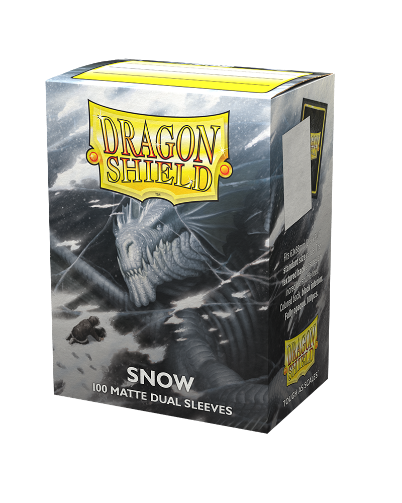 Dragon Shield Matte Dual Sleeves 100 Ct. (Snow)