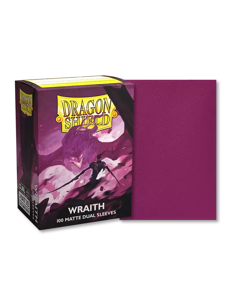 Dragon Shield Matte Dual Sleeves 100 Ct. (Wraith)
